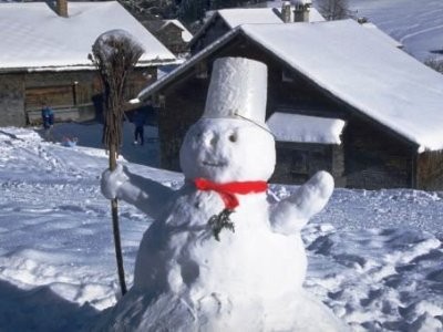 Как сделать снеговика