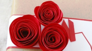 как сделать розу из бумаги