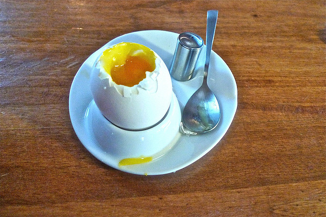 Сколько калорий в яйце всмятку